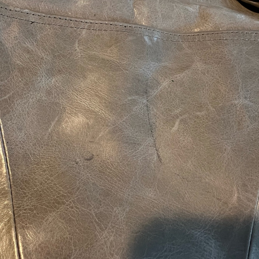 Hobo Women's Gray Leather Bag - Picture 2 of 5